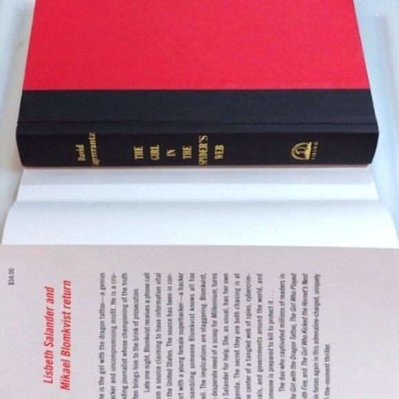 Hardcover Book The Girl in the Spider's Web David Lagercrantz Viking 1st Edition - Picture 4 of 9